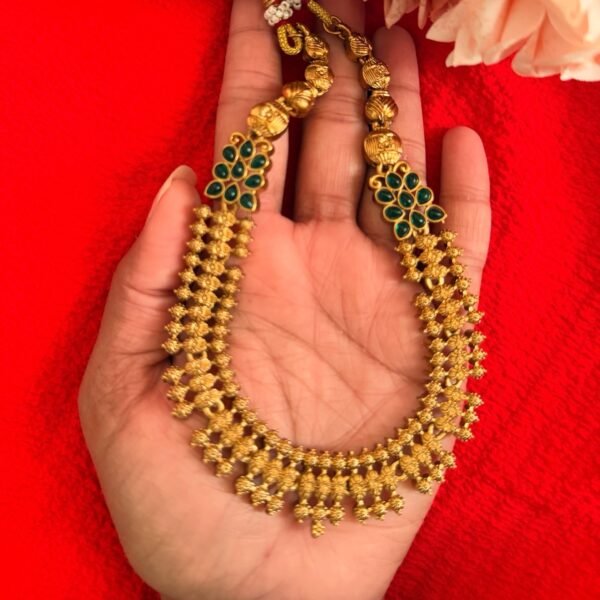 Antique Matte necklace(Green)