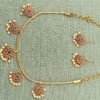 Timeless Ruby Green Necklace Set