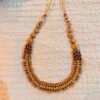 Antique Matte necklace(RUBYGREEN COLOR)