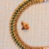 Palakka necklace with earrings