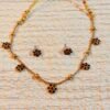 Simple multi colored floral chain
