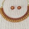 Coin ruby necklace set