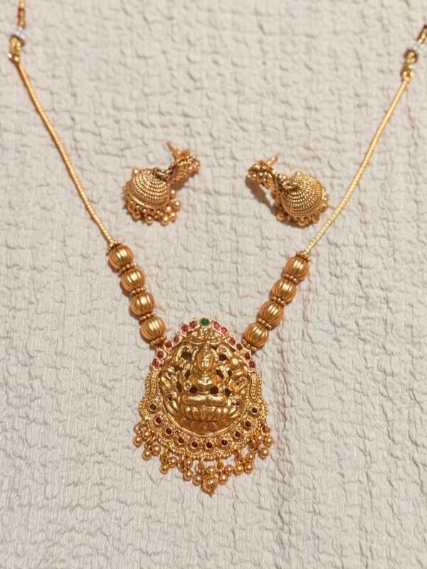 Goddess haaram set with jhumka