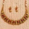 Ruby Coral necklace set