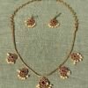 Timeless Ruby Green Necklace Set