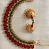 Kovai palakka necklace with Jhumka