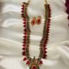 Red long antique haaram