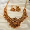 Antique bridal choker necklace with jhumka