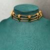 Green paalakka choker set