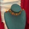 Red palakka choker set