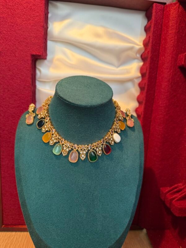 Royal gemstone necklace