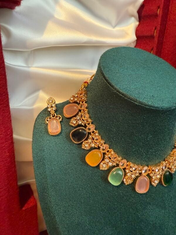 Royal gemstone necklace