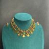 Multi colored coin necklace