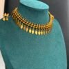 Golden elakkathali choker necklace