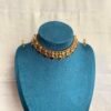 Lakshmi coin green Palakka Onam necklace