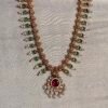 Palakka premium long necklace with earrings