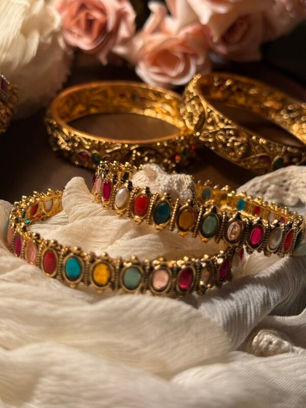 Multi colored Onam bangles