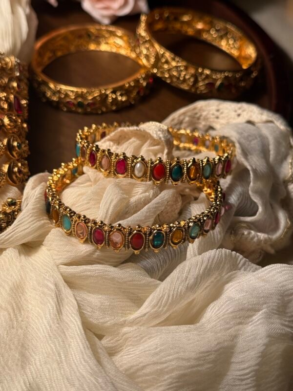 Multi colored Onam bangles